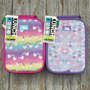 Girls Arctic Zone Upright Lunch Box with Thermal Insulation 2-Pack